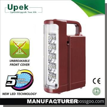 Rechargeable led emergency light UP685 with Fireproof ABS housing